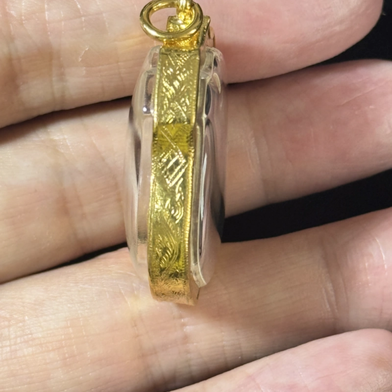龙婆本 2535 红铜自身牌 Wat Bang Phra 认证真品 3