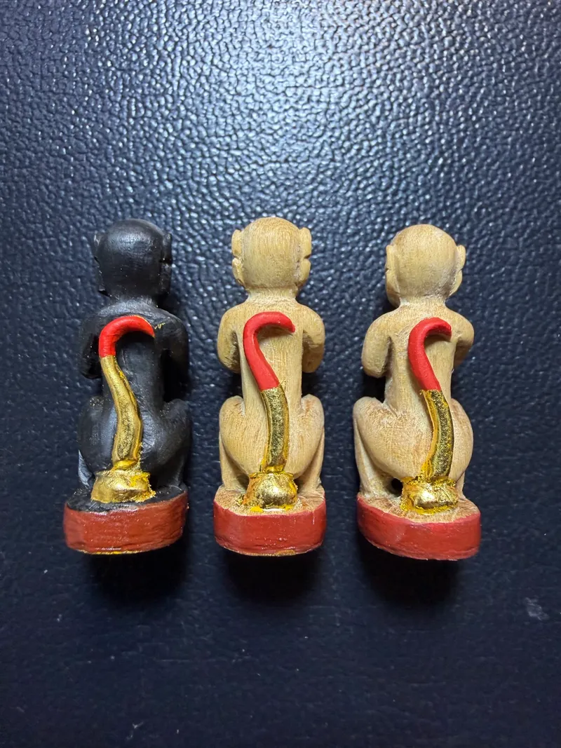 古巴博洋·五眼四耳神猴（佛曆2566年｜協會鑑定盒 08243/08245/08246·共3尊） 2