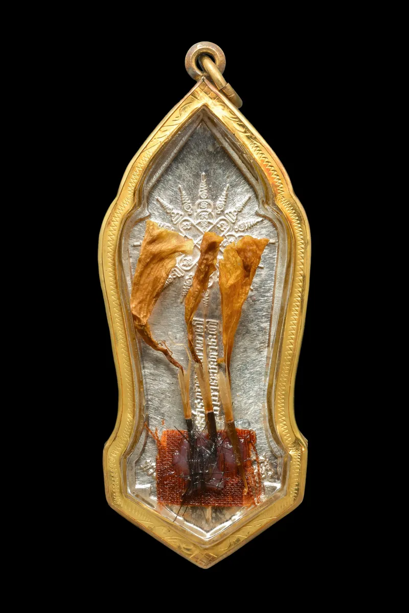 Phra Ajarn Sunit · Phra Poed Lok Coin · Khot Setthi Batch · Solid Silver No. 159 · Wat Pa Ban Ba Tae B.E. 2561 — Certified CO03457 2
