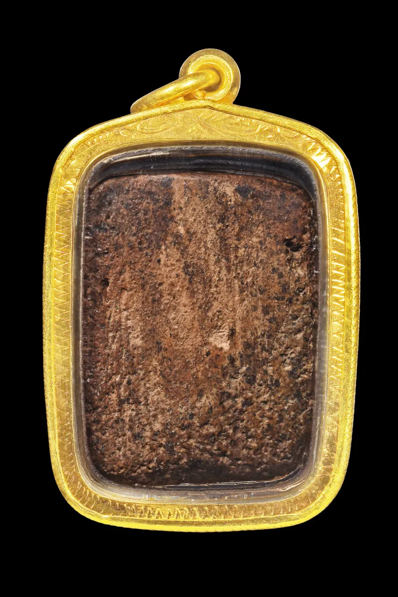 龍婆班·神獸崇迪騎鳥禪定模（騎人緣鳥）·燒土（約佛曆2460–2480年大城府邦農闊寺｜協會正式鑑定卡 62-02-1748·僅此一件） 2