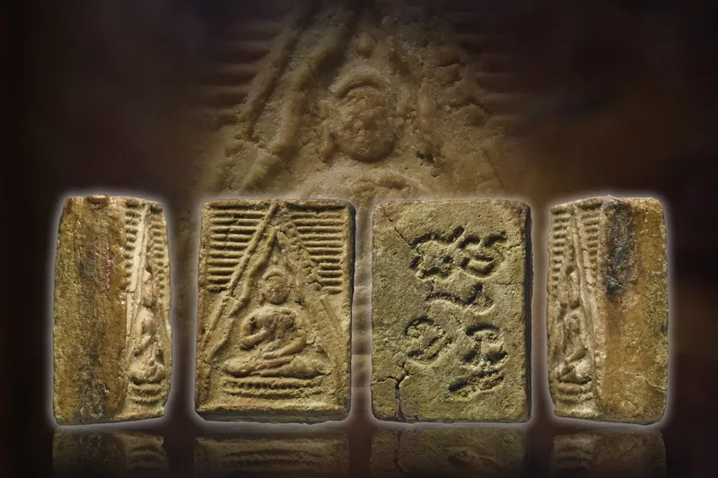 龍婆術·白欖佛第三期·深模·粉質（佛曆2499年曼谷水門寺｜協會正式鑑定卡 GJ09-14502·僅此一件） 5