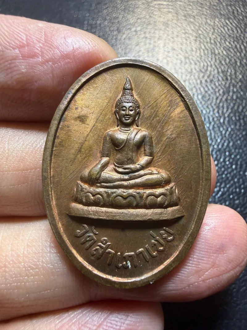 Luang Pho Thong · Phra To Hak First Batch Coin · Copper · Hand Engraved · Wat Sampao Choey B.E. 2529 — Certified CO05861 1
