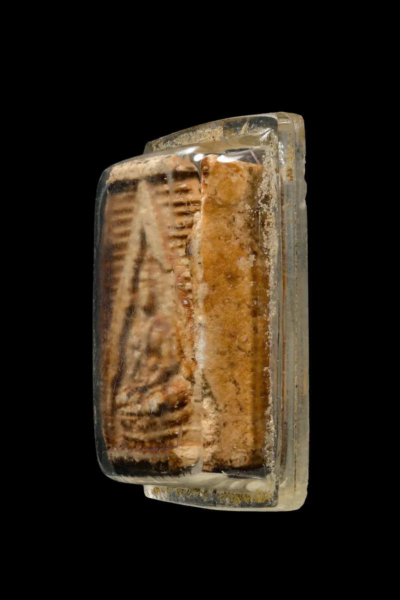 Luang Pho Sot · Phra Phong Khong Khwan Batch 3 · Deep Mold · Sacred Powder · Wat Paknam B.E. 2499 — Certified GJ10-894E8 3