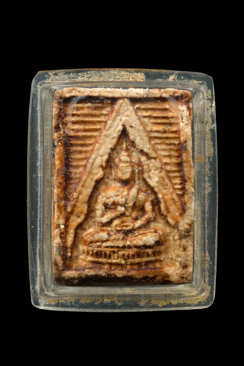 Luang Pho Sot · Phra Phong Khong Khwan Batch 3 · Deep Mold · Sacred Powder · Wat Paknam B.E. 2499 — Certified GJ10-894E8 1