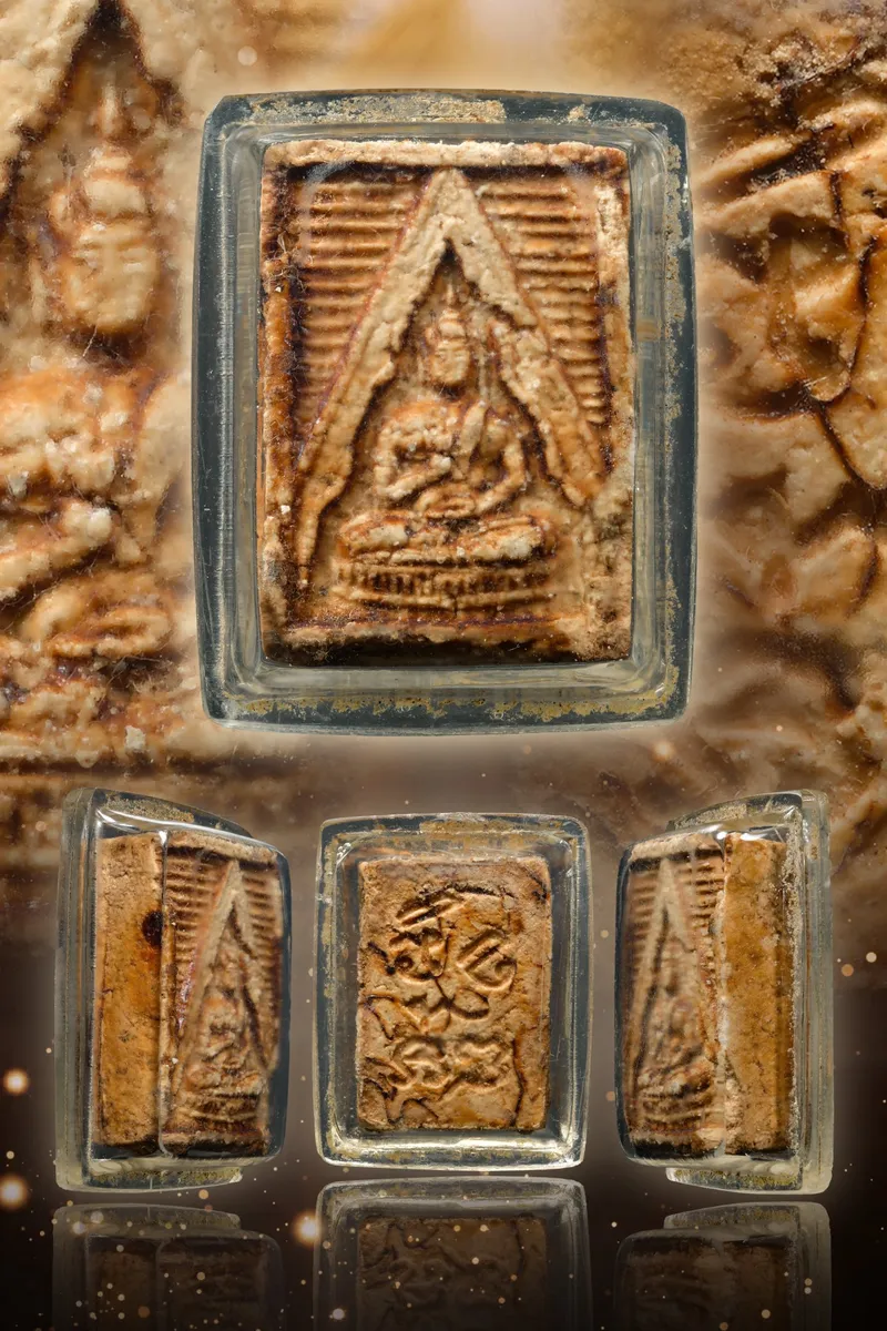 Luang Pho Sot · Phra Phong Khong Khwan Batch 3 · Deep Mold · Sacred Powder · Wat Paknam B.E. 2499 — Certified GJ10-894E8 5