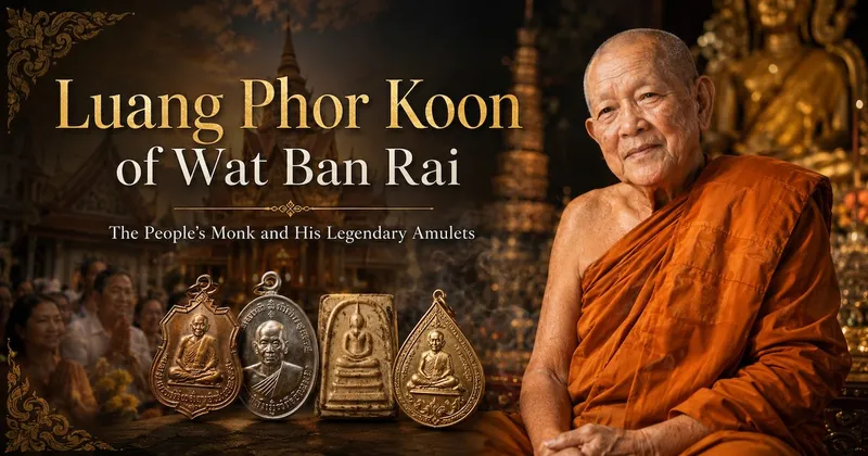 Luang Phor Koon of Wat Ban Rai: The People's Monk and His Legendary Amulets