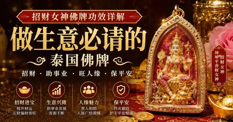 招财女神佛牌功效详解——做生意必请的泰国佛牌