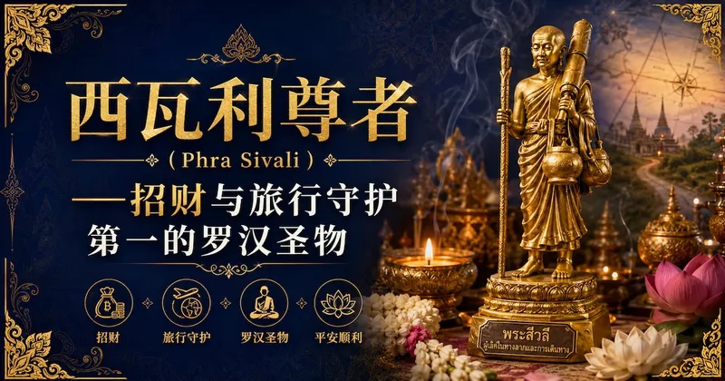 西瓦利尊者(Phra Sivali)——招财与旅行守护第一的罗汉圣物