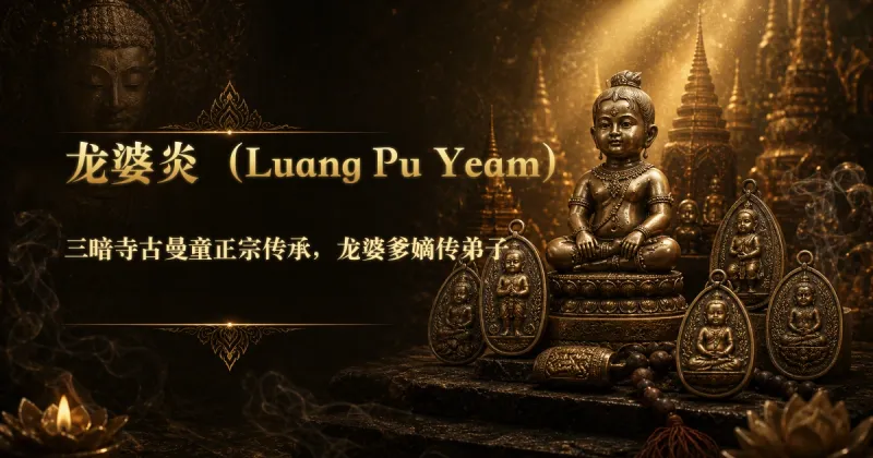 龙婆炎(Luang Pu Yeam)——三暗寺古曼童正宗传承,龙婆爹嫡传弟子