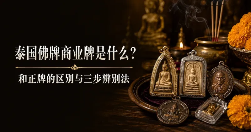 泰国佛牌商业牌是什么?和正牌的区别与三步辨别法