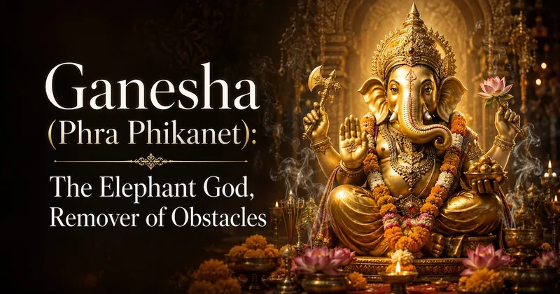 Ganesha (Phra Phikanet): The Elephant God, Remover of Obstacles