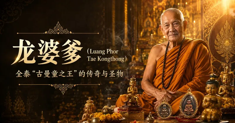 龙婆爹(Luang Phor Tae Kongthong)——全泰"古曼童之王"的传奇与圣物