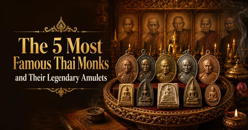The 5 Most Famous Thai Monks and Their Legendary Amulets