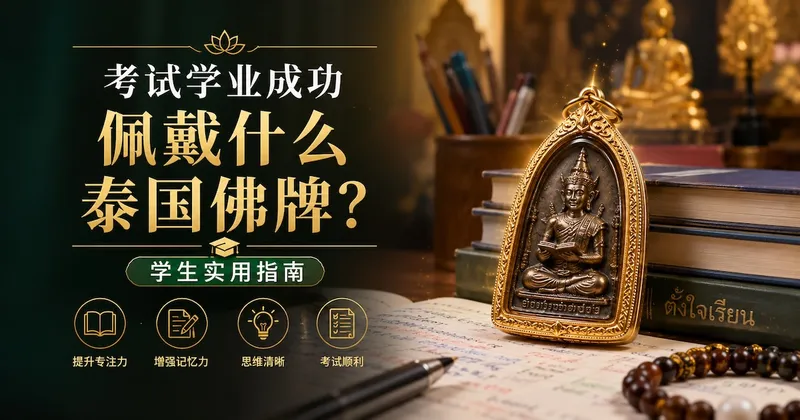 考试学业成功佩戴什么泰国佛牌?学生实用指南
