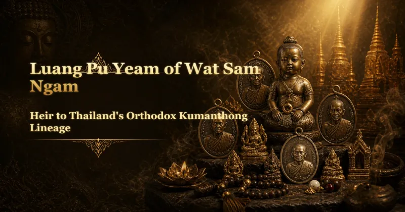 Luang Pu Yeam of Wat Sam Ngam: Heir to Thailand's Orthodox Kumanthong Lineage