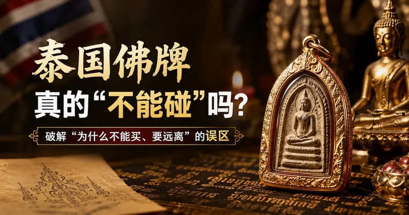 泰国佛牌真的“不能碰”吗?破解“为什么不能买、要远离”的误区