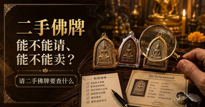 二手佛牌能不能请、能不能卖?请二手佛牌要查什么