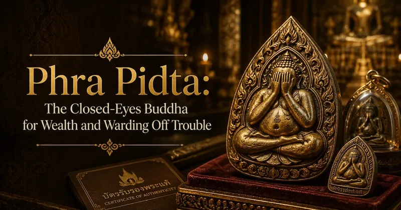 Phra Pidta: The Closed-Eyes Buddha for Wealth and Warding Off Trouble