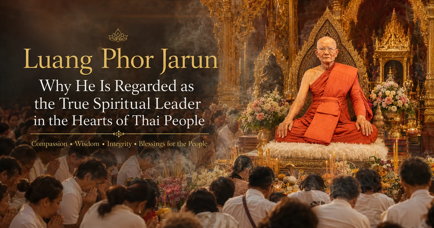 Luang Pho Jaran: Why Thais — From Royalty to Farmers — Call Him Their True Spiritual Leader