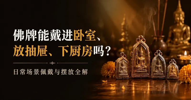 佛牌能戴进卧室、放抽屉、下厨房吗?日常场景能不能一次说清