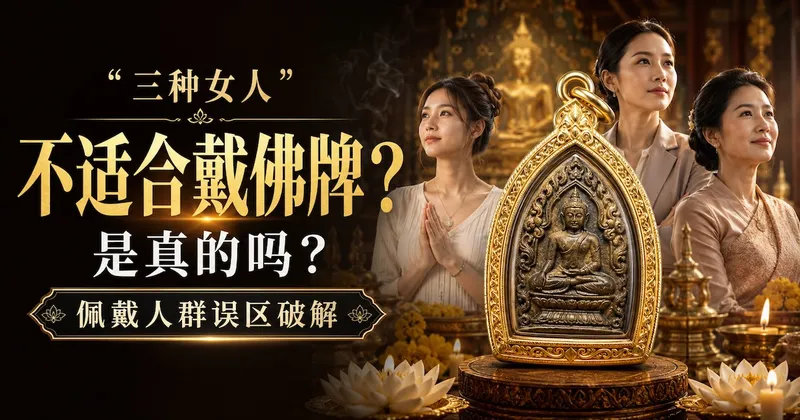 “三种女人不适合戴佛牌”是真的吗?佩戴人群误区破解