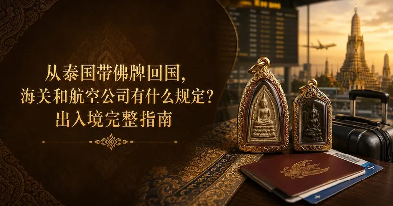 从泰国带佛牌回国,海关和航空公司有什么规定?出入境完整指南