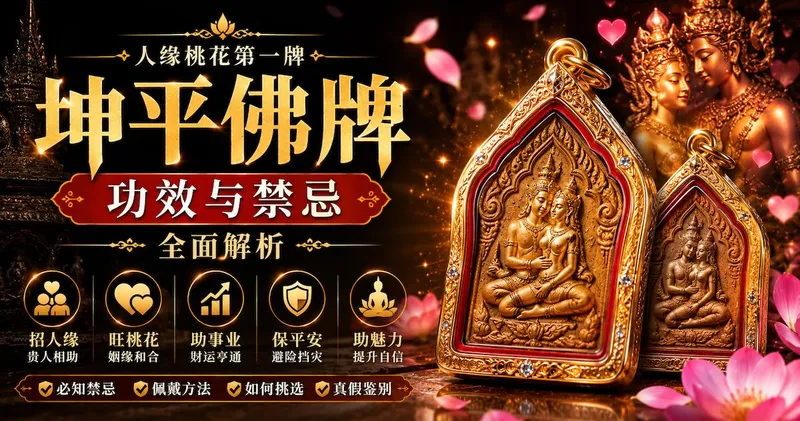 坤平佛牌功效与禁忌——人缘桃花第一牌