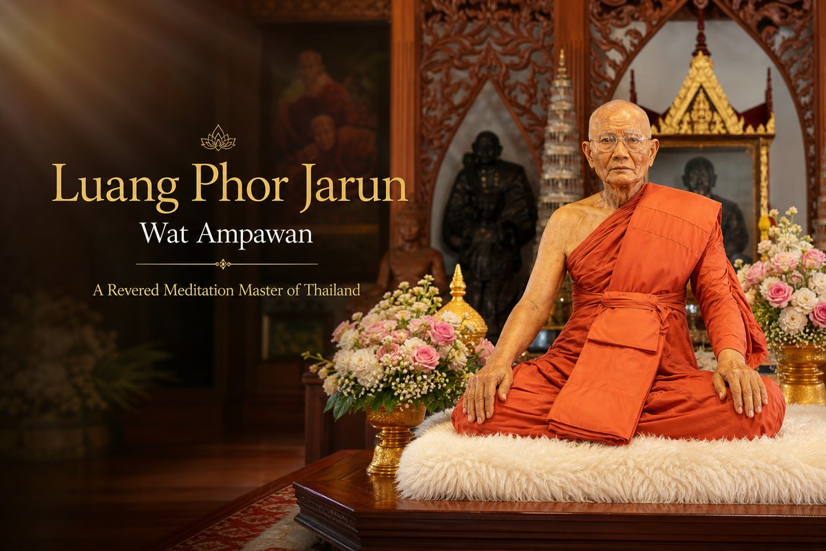 Luang Phor Jarun Wat Ampawan: Why His Amulets Are Among the Rarest in Thailand