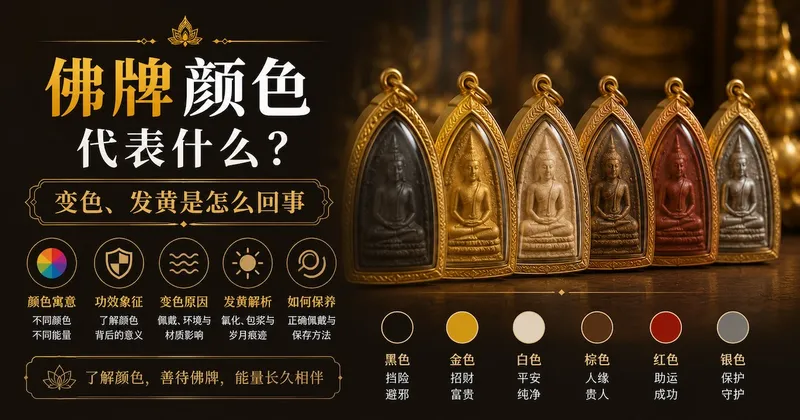 佛牌颜色代表什么?变色、发黄是怎么回事
