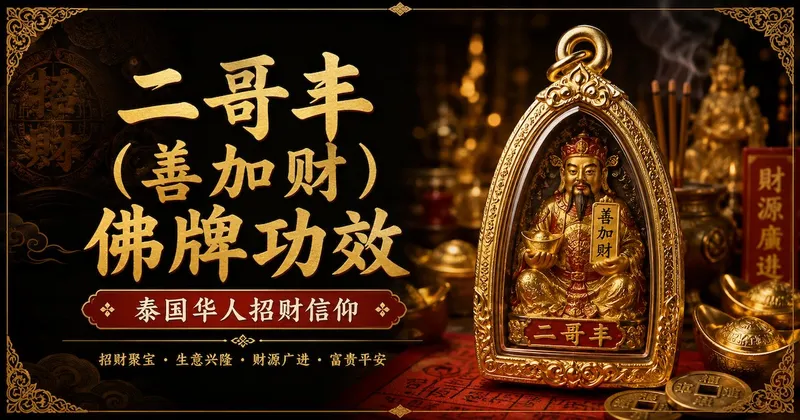 二哥丰(善加财)佛牌功效——泰国华人招财信仰
