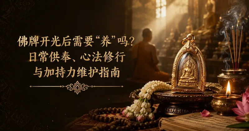 佛牌开光后需要"养"吗?日常供奉、心法修行与加持力维护指南