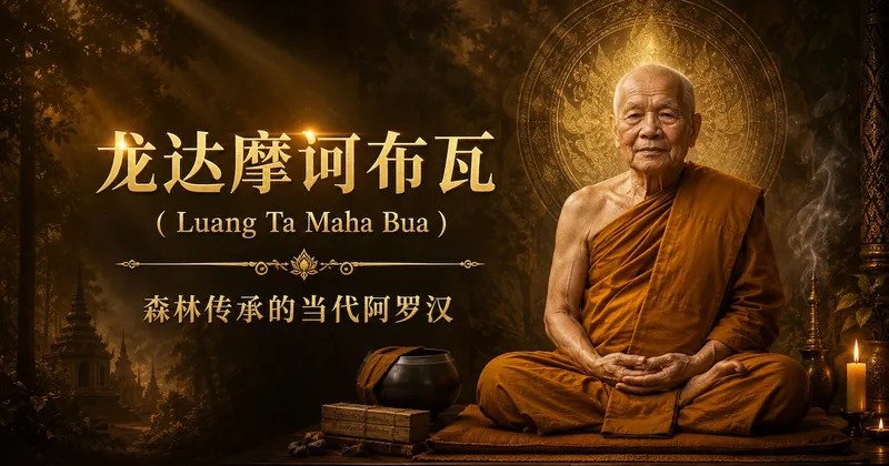 龙达摩诃布瓦(Luang Ta Maha Bua)——森林传承的当代阿罗汉