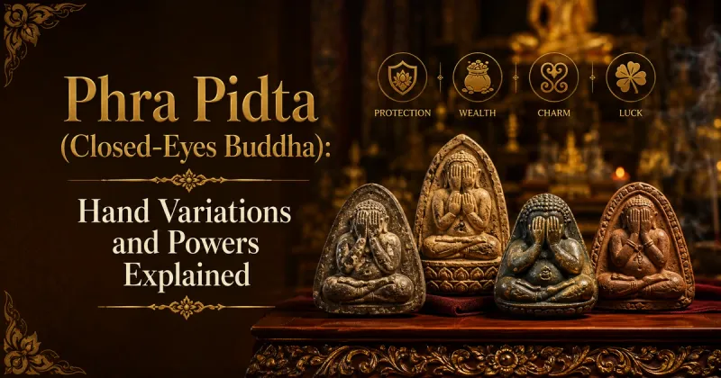 Phra Pidta (Closed-Eyes Buddha): Hand Variations and Powers Explained