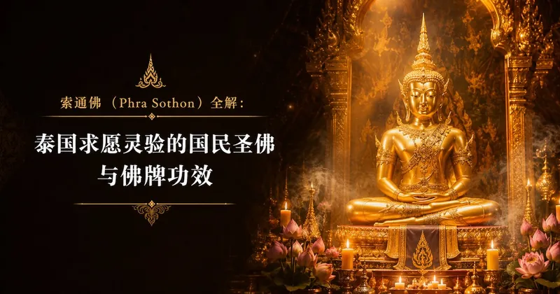 索通佛(Phra Sothon)全解:泰国求愿灵验的国民圣佛与佛牌功效