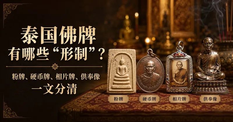 泰国佛牌有哪些“形制”?粉牌、硬币牌、相片牌、供奉像一文分清
